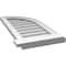 Ekena Millwork Quarter Round Top Right Surface Mount PVC Gable Vent w/ 2"W x 2"P Brickmould Sill Frame, 14"W x 30"H GVPQR14X3003SN - alternate 4